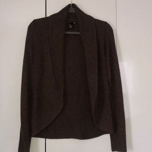 Brown cardigan sweater, size S
